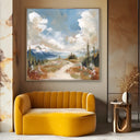 Quadro Stampa su Tela Soffio Tra le Nuvole - CupidoDesign