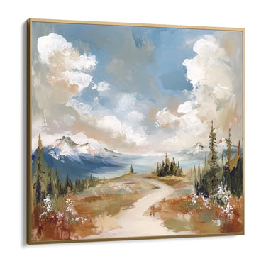 Quadro Stampa su Tela Soffio Tra le Nuvole - CupidoDesign