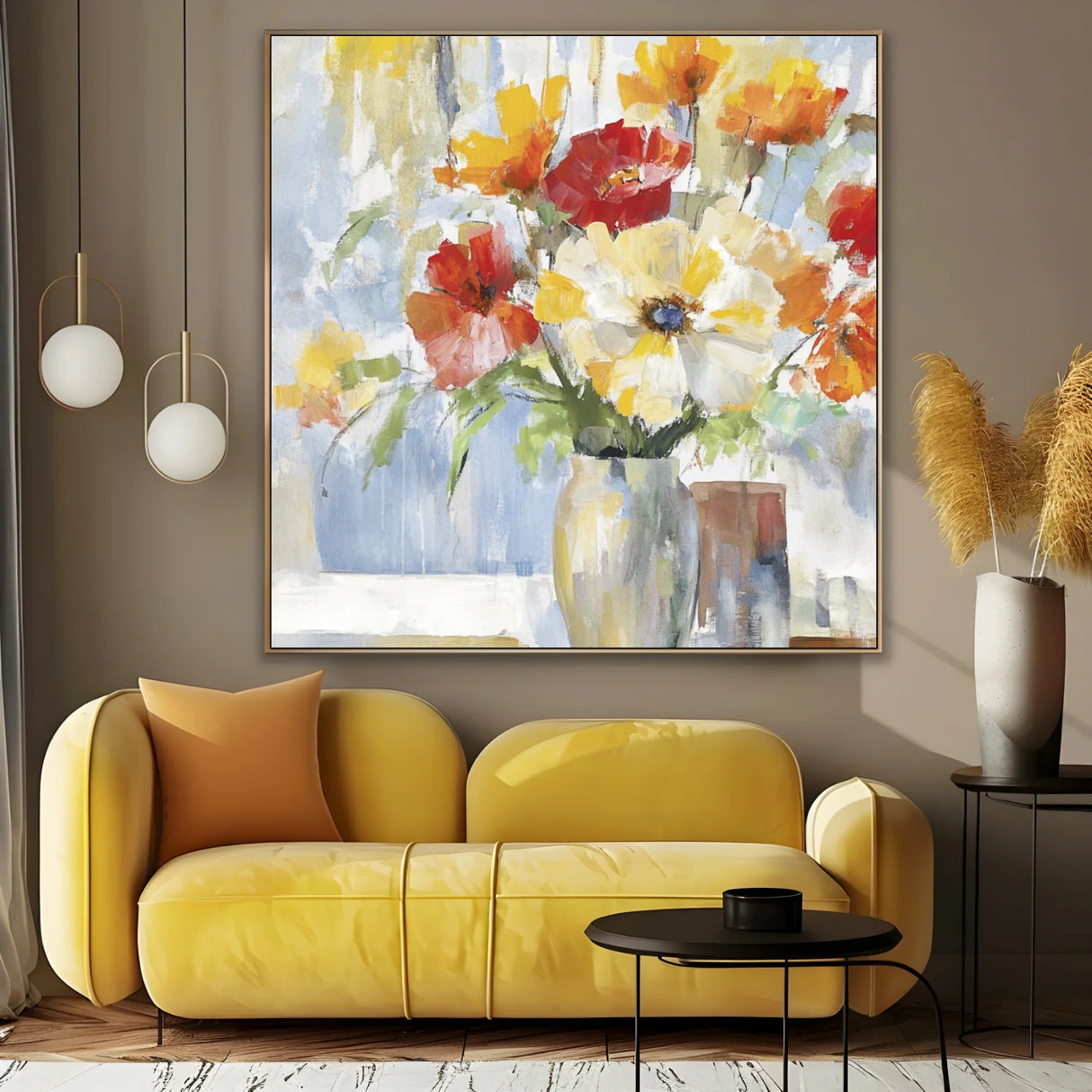 Quadro Stampa su Tela Soffio d’Arancio - CupidoDesign