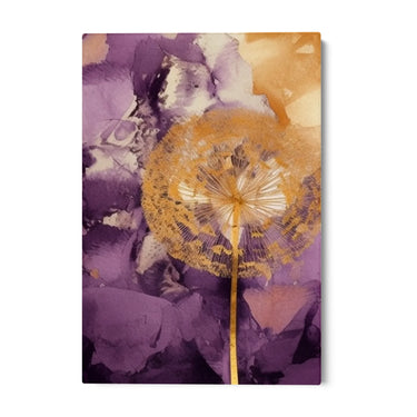 Quadro Stampa su Tela Soffioni Viola - CupidoDesign