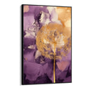 Quadro Stampa su Tela Soffioni Viola - CupidoDesign
