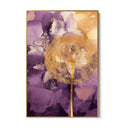 Quadro Stampa su Tela Soffioni Viola - CupidoDesign