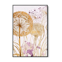 Quadro Stampa su Tela Soffioni Viola - CupidoDesign