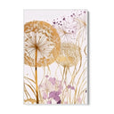 Quadro Stampa su Tela Soffioni Viola - CupidoDesign