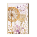 Quadro Stampa su Tela Soffioni Viola - CupidoDesign