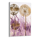 Quadro Stampa su Tela Soffioni Viola - CupidoDesign