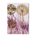 Quadro Stampa su Tela Soffioni Viola - CupidoDesign