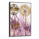 Quadro Stampa su Tela Soffioni Viola - CupidoDesign