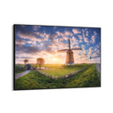 Quadro Stampa su Tela Sotto il cielo dei mulini - CupidoDesign