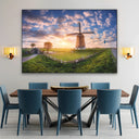 Quadro Stampa su Tela Sotto il cielo dei mulini - CupidoDesign