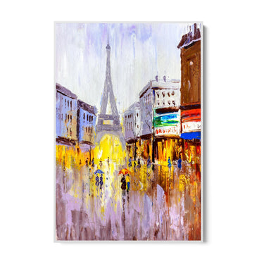 Quadro Stampa su Tela Sotto la Torre - CupidoDesign