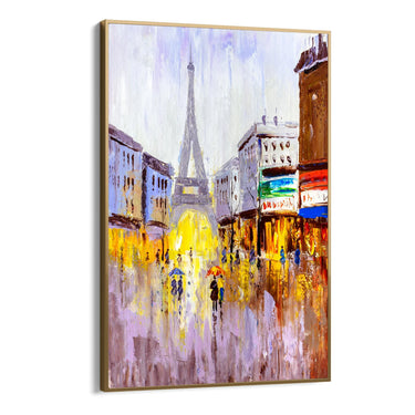Quadro Stampa su Tela Sotto la Torre - CupidoDesign