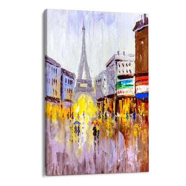 Quadro Stampa su Tela Sotto la Torre - CupidoDesign