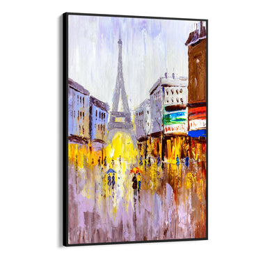 Quadro Stampa su Tela Sotto la Torre - CupidoDesign