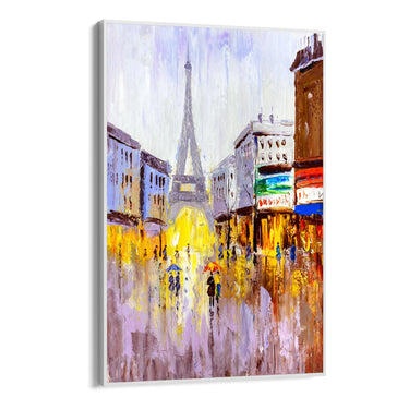Quadro Stampa su Tela Sotto la Torre - CupidoDesign