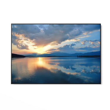 Quadro Stampa su Tela Specchio del cielo - CupidoDesign