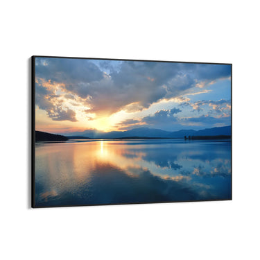 Quadro Stampa su Tela Specchio del cielo - CupidoDesign