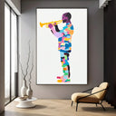 Quadro Stampa su Tela Speciale Multicolor - CupidoDesign