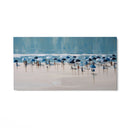 Quadro Stampa su Tela Spiaggia azzurra - CupidoDesign