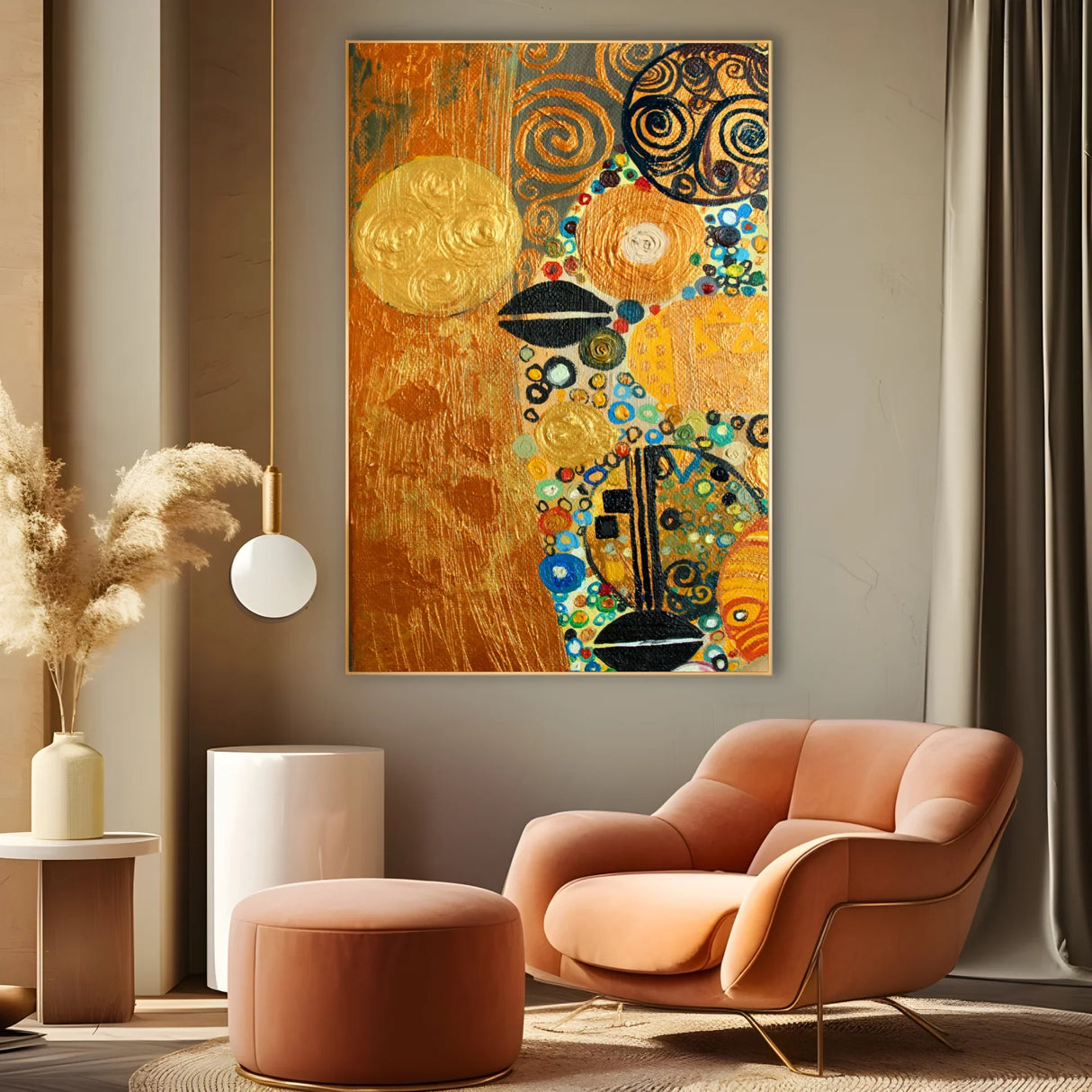 Quadro Stampa su Tela Spirali del Tempo - CupidoDesign