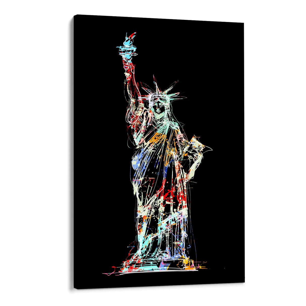 Quadro Stampa su Tela Spirito Americano, New York - CupidoDesign