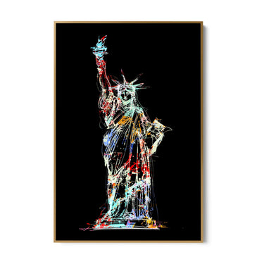 Quadro Stampa su Tela Spirito Americano, New York - CupidoDesign