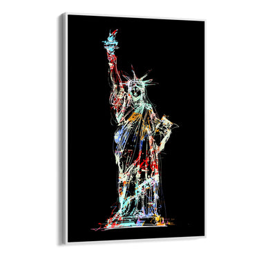 Quadro Stampa su Tela Spirito Americano, New York - CupidoDesign
