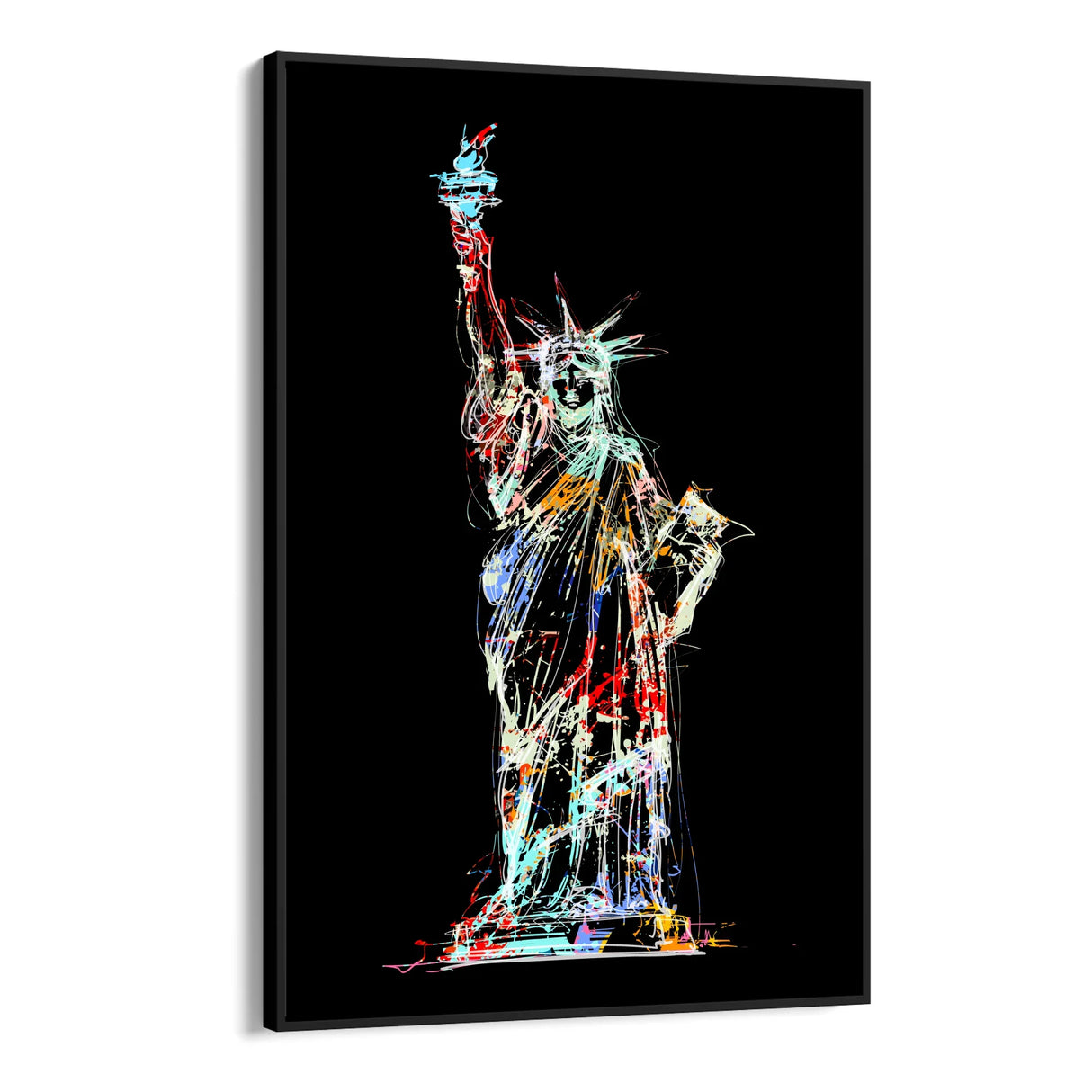 Quadro Stampa su Tela Spirito Americano, New York - CupidoDesign