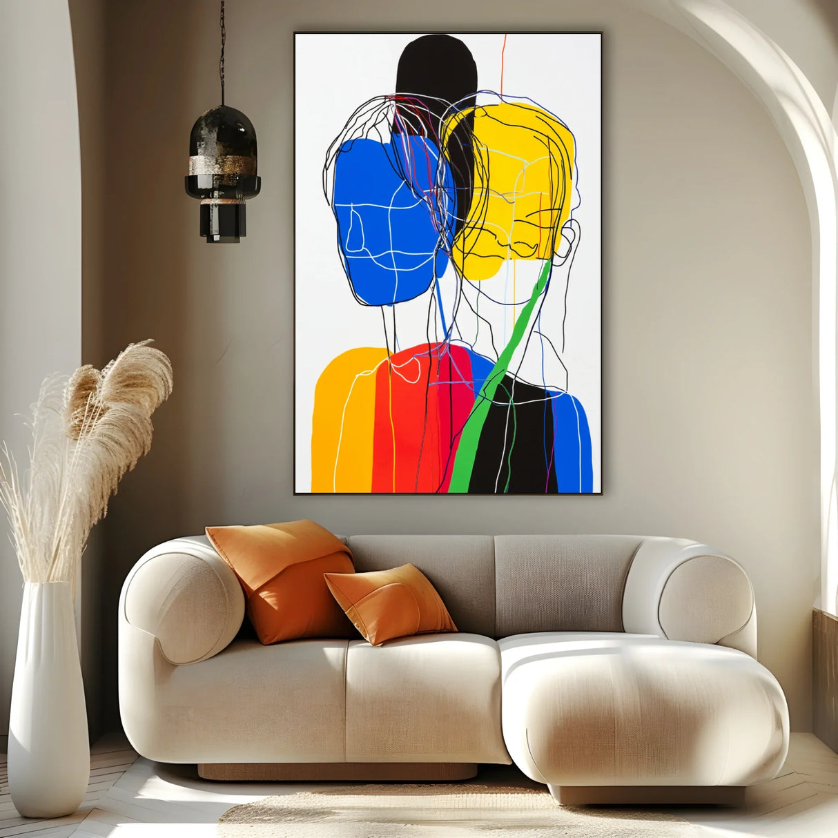 Quadro Stampa su Tela Spirito Cromatico - CupidoDesign