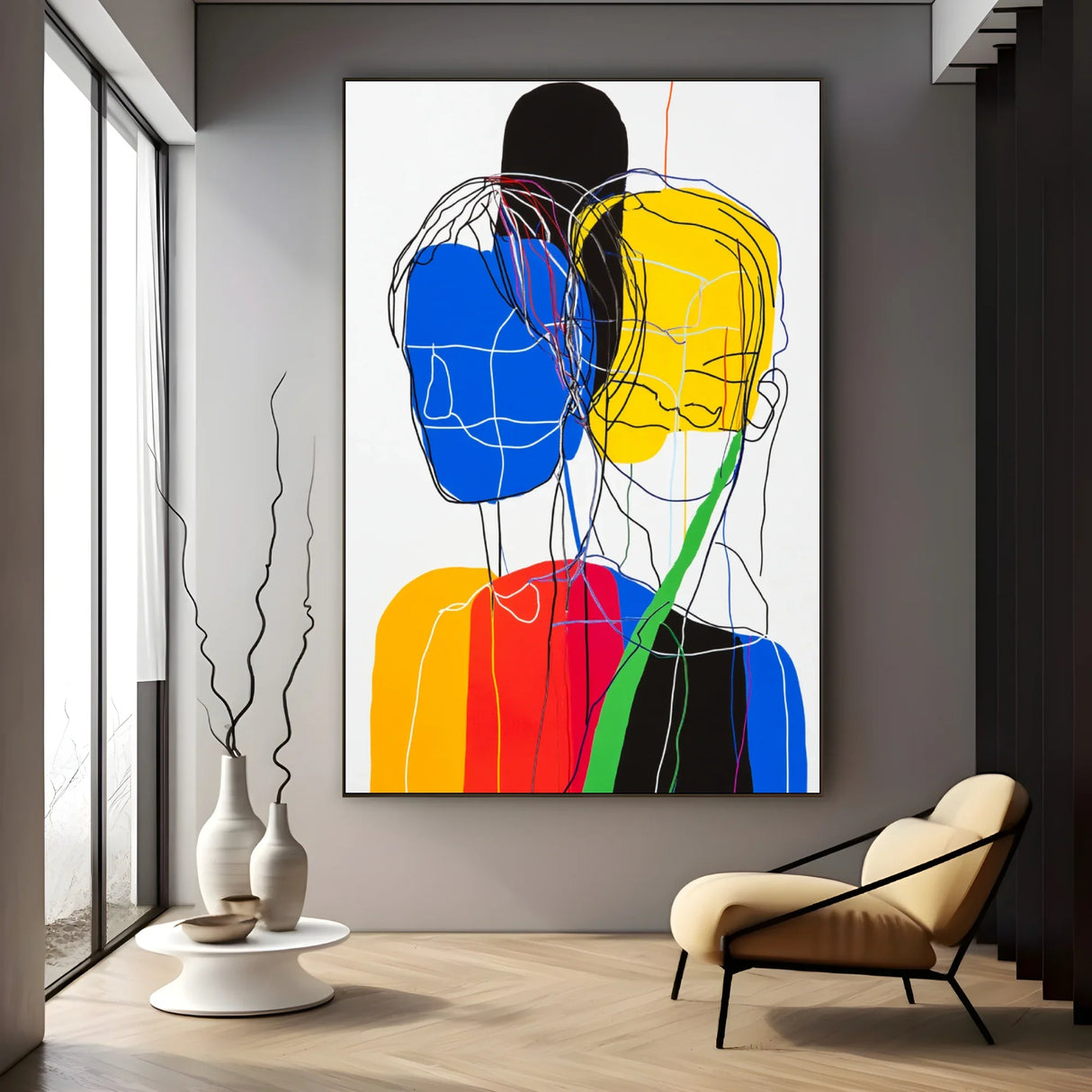 Quadro Stampa su Tela Spirito Cromatico - CupidoDesign