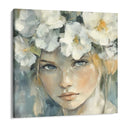 Quadro Stampa su Tela Sposa dei Fiori - CupidoDesign