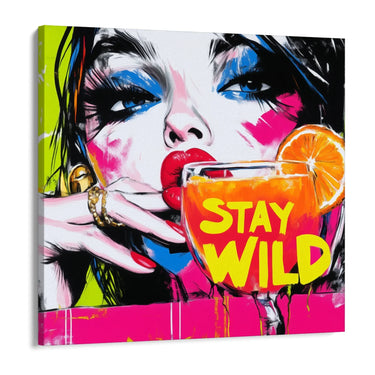 Quadro Stampa su Tela Stay Wild - CupidoDesign