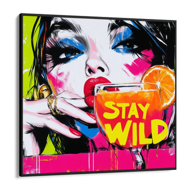 Quadro Stampa su Tela Stay Wild - CupidoDesign