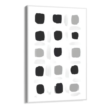 Quadro Stampa su Tela Puntini Neri - CupidoDesign