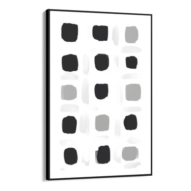 Quadro Stampa su Tela Puntini Neri - CupidoDesign