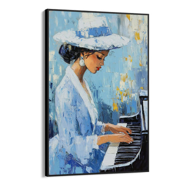 Quadro Stampa su Tela Suono Azzurro - CupidoDesign