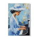 Quadro Stampa su Tela Suono Azzurro - CupidoDesign
