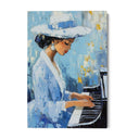 Quadro Stampa su Tela Suono Azzurro - CupidoDesign