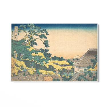 Quadro Stampa su Tela Surugadai in Edo, Katsushika Hokusai - CupidoDesign