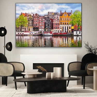 Quadro Stampa su Tela Sussurri di Amsterdam - CupidoDesign