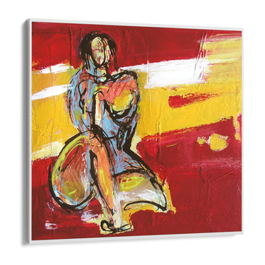 Quadro Stampa su Tela Sussurri di Rosso - CupidoDesign