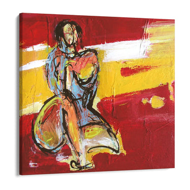 Quadro Stampa su Tela Sussurri di Rosso - CupidoDesign