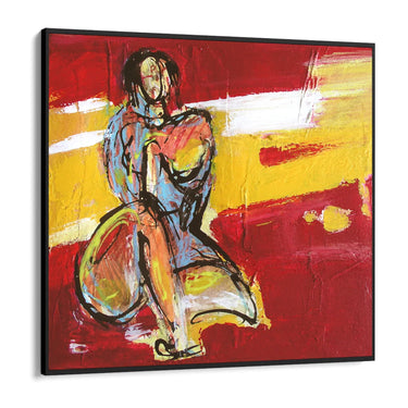 Quadro Stampa su Tela Sussurri di Rosso - CupidoDesign