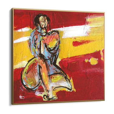 Quadro Stampa su Tela Sussurri di Rosso - CupidoDesign