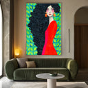 Quadro Stampa su Tela Sussurro di Giada - CupidoDesign