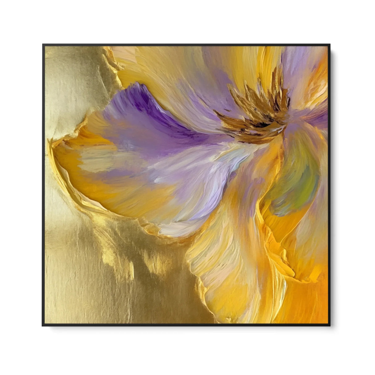 Quadro Stampa su Tela Sussurro dorato - CupidoDesign