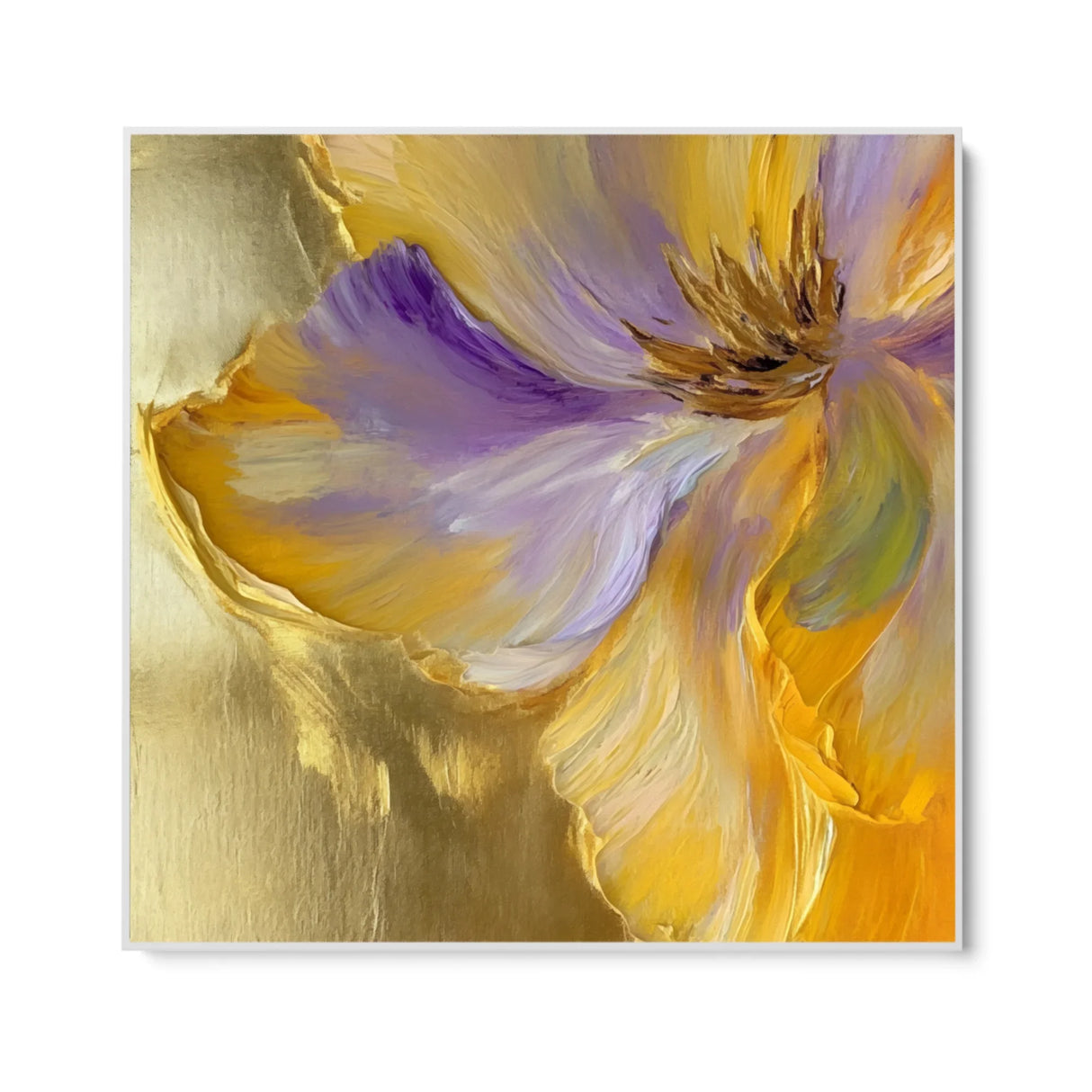 Quadro Stampa su Tela Sussurro dorato - CupidoDesign