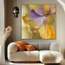 Quadro Stampa su Tela Sussurro dorato - CupidoDesign