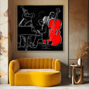 Quadro Stampa su Tela Swing Elettrico - CupidoDesign