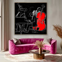 Quadro Stampa su Tela Swing Elettrico - CupidoDesign